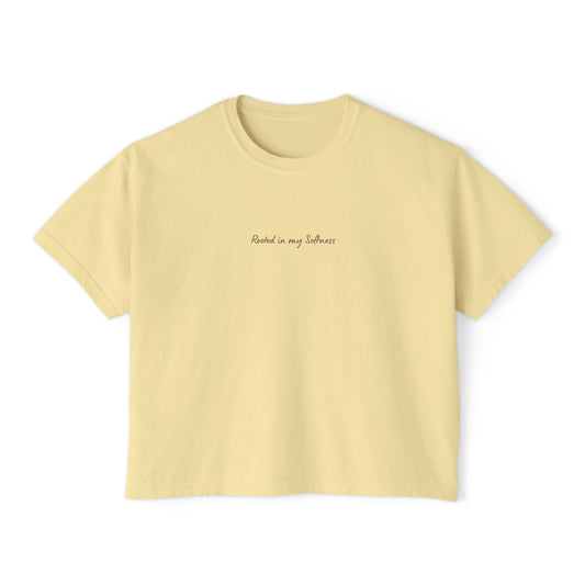 Rooted Softness Boxy Tee