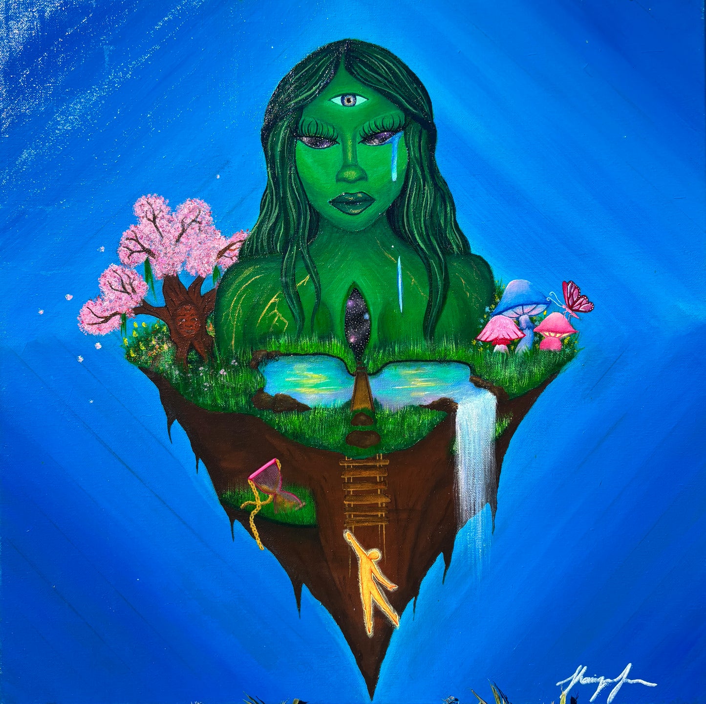SouGrownArt | Cry Me a River Original Canvas Art