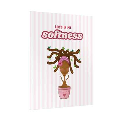 Loc'd in My Softness Art Print