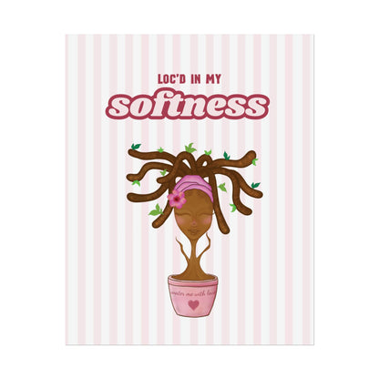 Loc'd in My Softness Art Print
