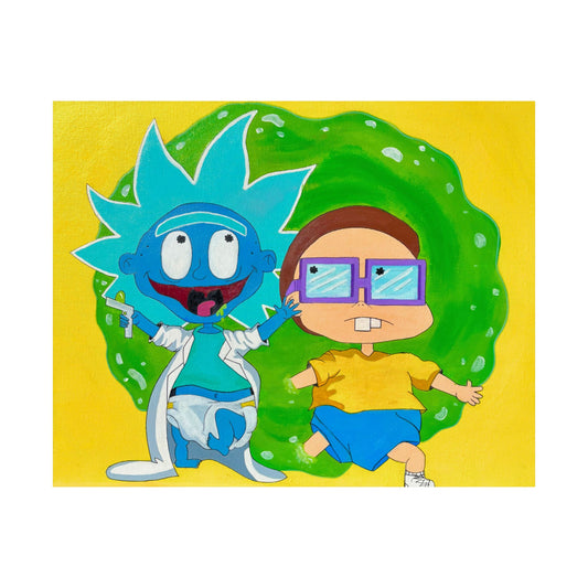 Rick n Morty in the 90's