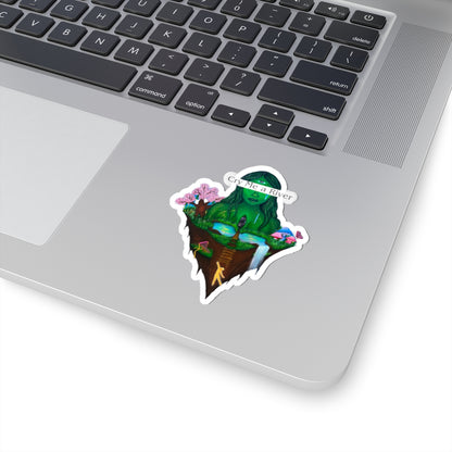 “Cry Me a River” Kiss-cut Sticker - SouGrown Orginal Artwork