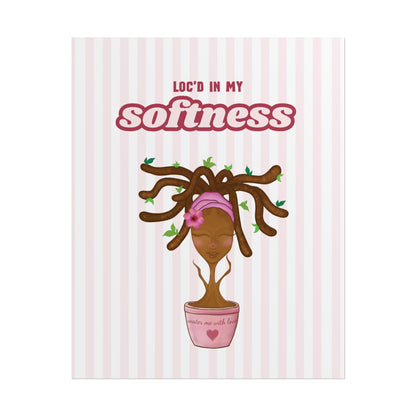Loc'd in My Softness Art Print