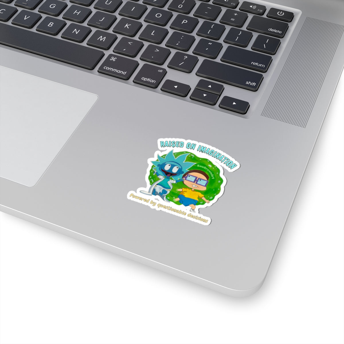 90's Portal Adventure Quote Kiss-Cut Sticker — SouGrown Original Artwork
