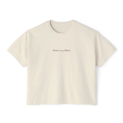 SouGrown Floral Boxy Tee - Rooted in My Softness