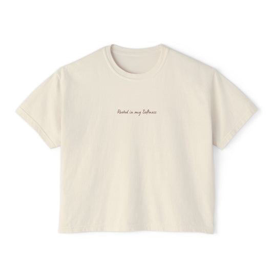 SouGrown Floral Boxy Tee - Rooted in My Softness