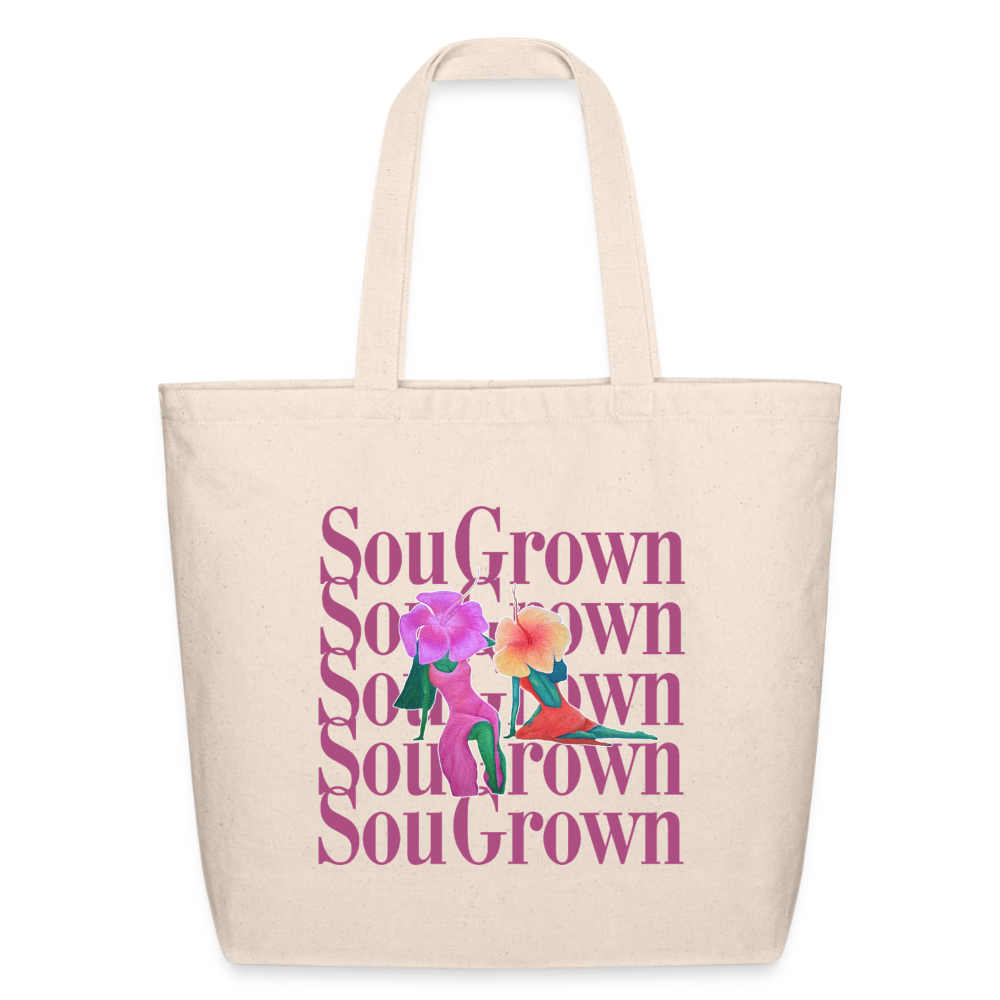 Flower Babes Tote - natural