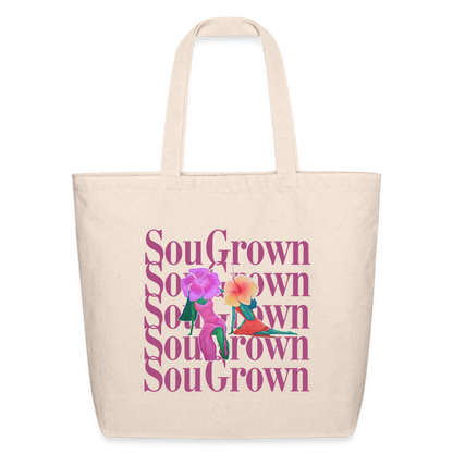 Flower Babes Tote - natural