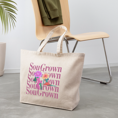 Flower Babes Tote - natural