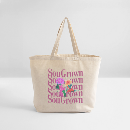Flower Babes Tote - natural