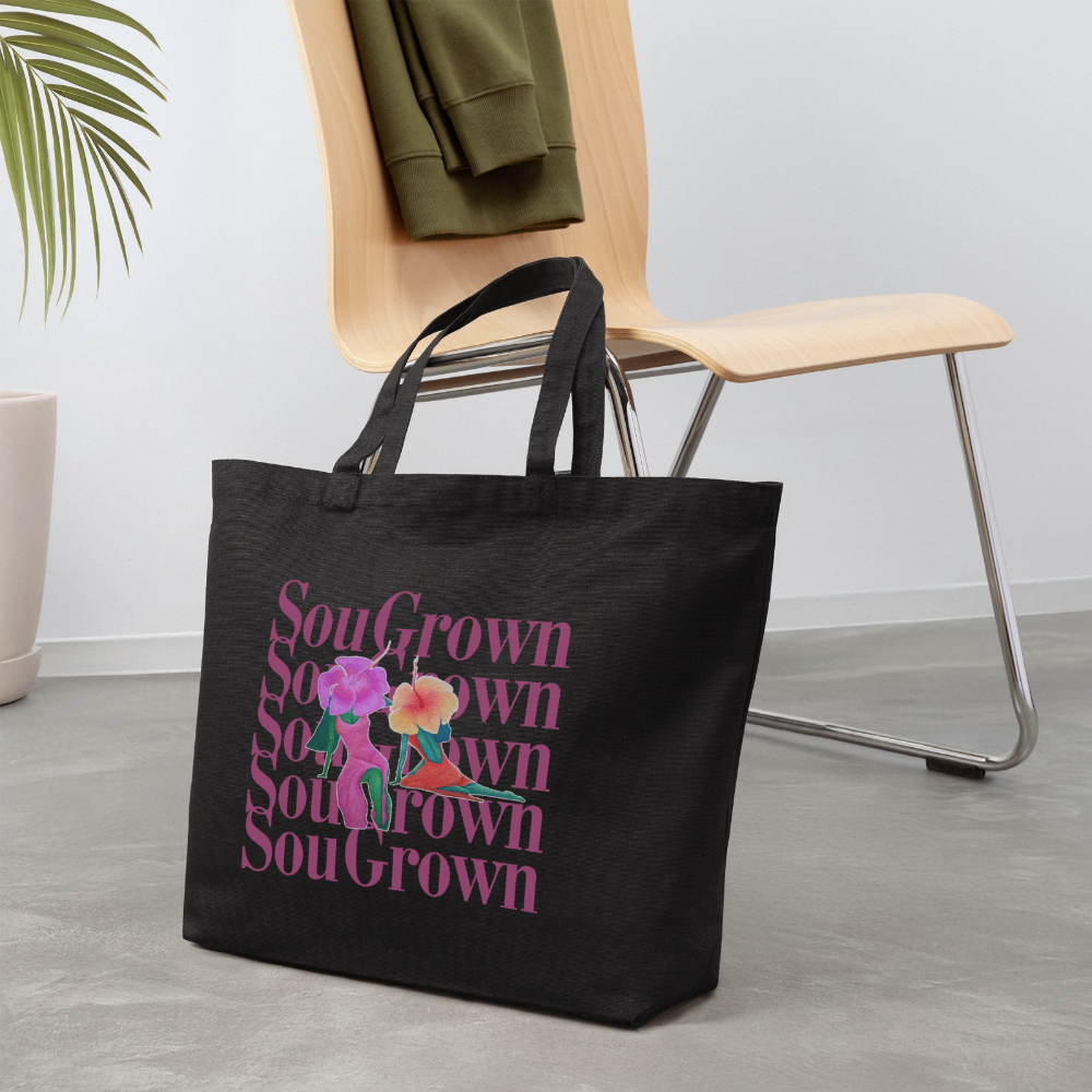Flower Babes Tote - black
