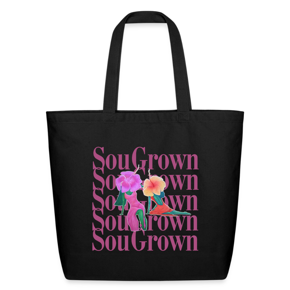 Flower Babes Tote - black