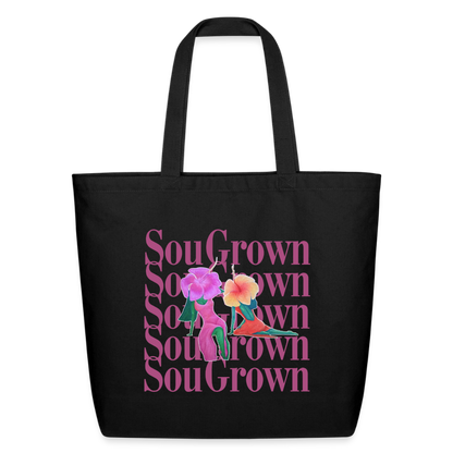 Flower Babes Tote - black