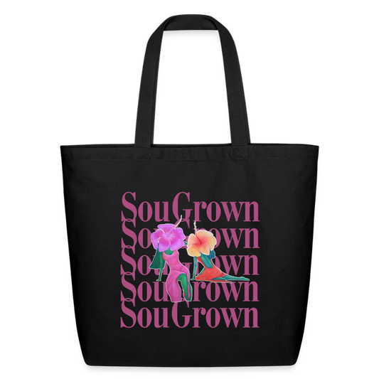 Flower Babes Tote - black
