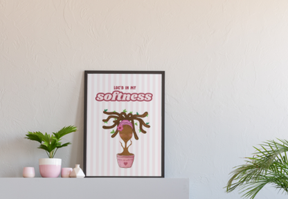 Loc'd in My Softness Art Print
