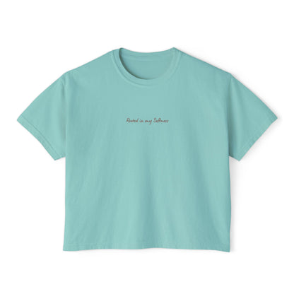 SouGrown Floral Boxy Tee - Rooted in My Softness