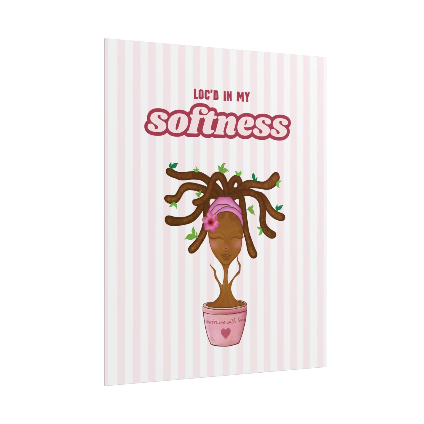 Loc'd in My Softness Art Print